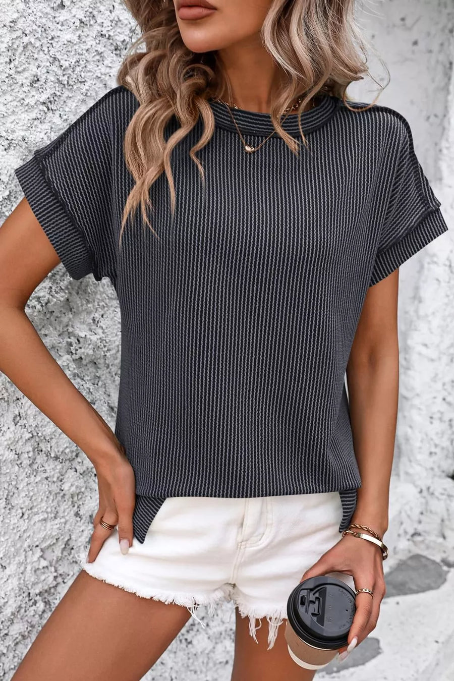 The Grace Striped Tee | Forever 40