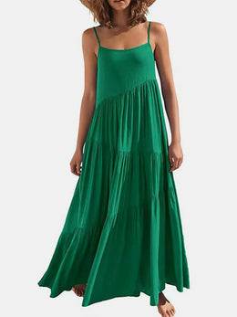 Ruched Tiered Spaghetti Dress | Forever 40