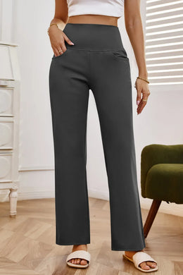 High Waist Wide Leg Pants with Pockets | Forever 40